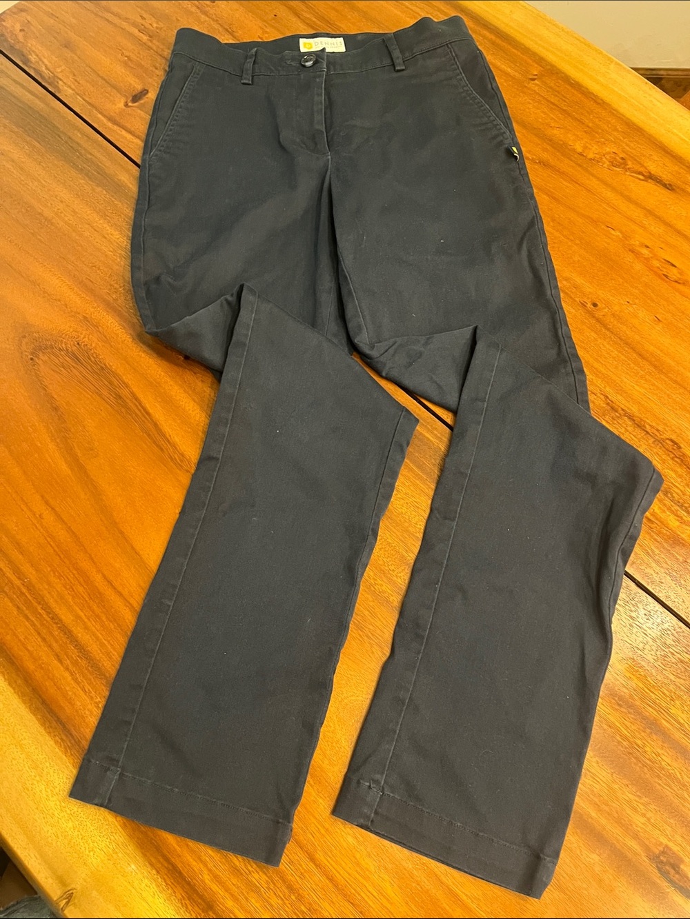 Women's Straight-Leg Navy Uniform Pants Dennis Uniform